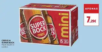 El Corte Inglés Cerveja super bock mini promoção
