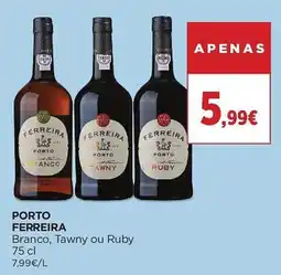 El Corte Inglés porto ferreira branco, tawny ou ruby promoção