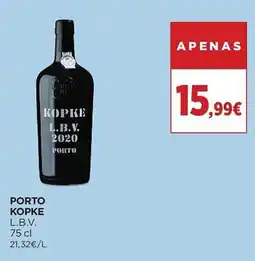 El Corte Inglés porto kopke promoção