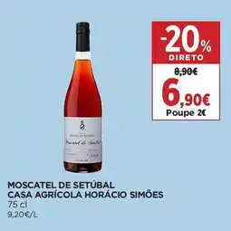 El Corte Inglés MoscateL de setúbal casa agrícola horácio simões promoção