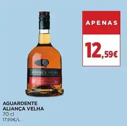 El Corte Inglés Aguardente Aliança Velha promoção