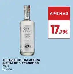 El Corte Inglés Aguardente bagaceira quinta de s. francisco promoção
