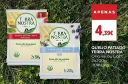 El Corte Inglés Queijo fatiado terra nostra promoção