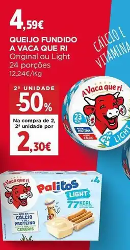 El Corte Inglés Queijo fundido a vaca que ri promoção