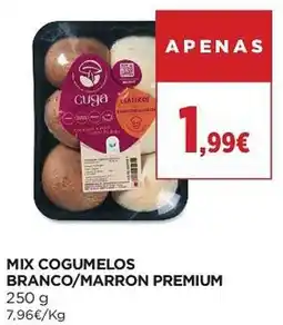 El Corte Inglés Mix cogumelos branco/marron premium promoção