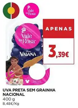 El Corte Inglés Uva preta sem grãinha nacional vale da rosa promoção