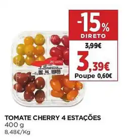 El Corte Inglés Tomate cherry 4 estações promoção