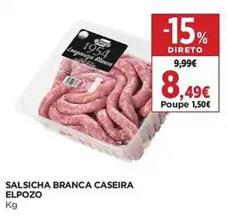 El Corte Inglés Salsicha branca caseira elpozo promoção