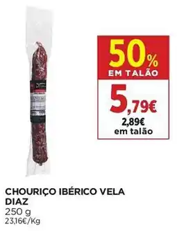 El Corte Inglés Chouriço ibérico vela diaz promoção