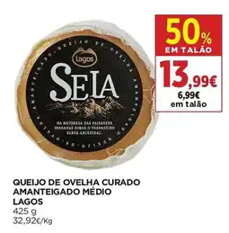 El Corte Inglés Queijo de ovelha curado amanteigado médio lagos promoção