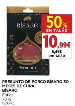 El Corte Inglés Presunto de porco bísaro promoção