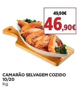 El Corte Inglés Camarão selvagem cozido promoção