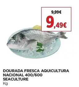 El Corte Inglés Dourada fresca aquicultura promoção