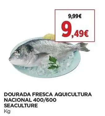 El Corte Inglés Dourada fresca aquicultura promoção