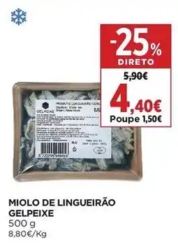 El Corte Inglés miolo de lingueirão gelpeixe promoção