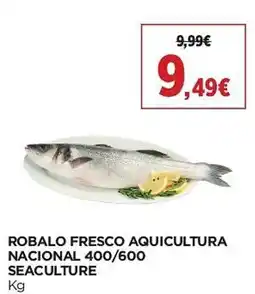 El Corte Inglés Robalo fresco aquicultura promoção