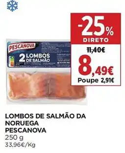 El Corte Inglés lombos de salmão da noruega pescanova promoção