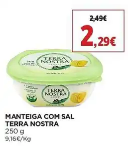 El Corte Inglés Manteiga com sal terra nostra promoção