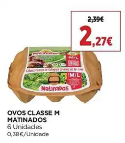 El Corte Inglés ovos classe m matinados promoção
