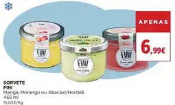 El Corte Inglés Sorvete fini manga, morango ou abacaxi/hortelã promoção