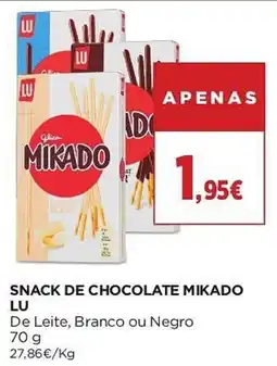 El Corte Inglés Snack de chocolate mikado lu promoção