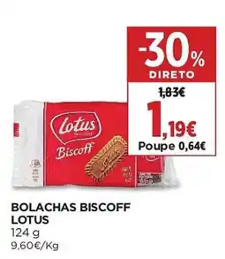 El Corte Inglés Bolachas Biscoff Lotus promoção