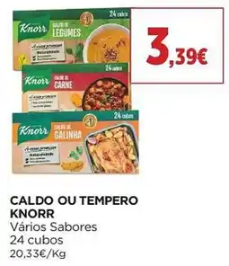 El Corte Inglés Caldo ou tempero knorr promoção