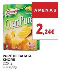 El Corte Inglés Puré de batata knorr promoção