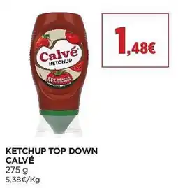 El Corte Inglés Ketchup top down calvé promoção