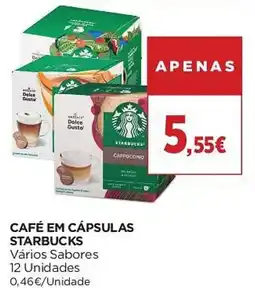 El Corte Inglés café em cápsulas starbucks promoção