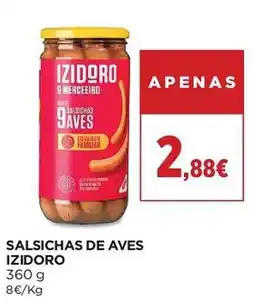 El Corte Inglés salsichas de aves izidoro promoção