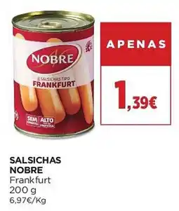 El Corte Inglés Salsichas nobre frankfurt promoção