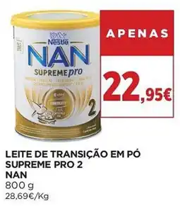 El Corte Inglés leite de transição em pó supreme pro 2 nan promoção