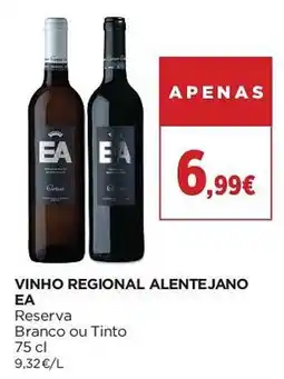 El Corte Inglés Vinho regional alentejano ea reserva promoção