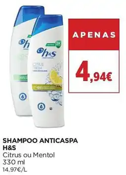 El Corte Inglés Shampoo anticaspas h&s promoção