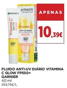 El Corte Inglés Fluido anti-uv diário vitamina c glow fsp50+ garnier promoção
