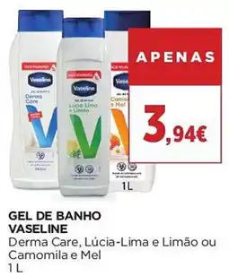 El Corte Inglés gel de banho vaseline promoção