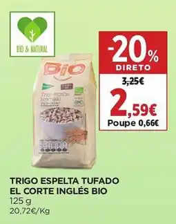 El Corte Inglés Trigo espelta tufado el corte inglés bio promoção