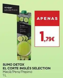 El Corte Inglés Sumo detox el corte inglés selection promoção
