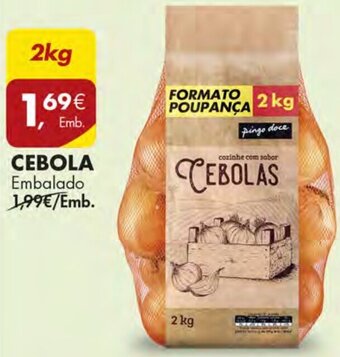 Pingo Doce Cebola promoção