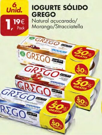 Pingo Doce Iogurte Sólido Grego promoção