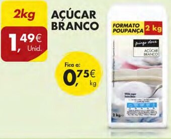 Pingo Doce Açúcar Branco 2kg promoção