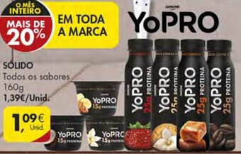 Pingo Doce YoPro Sólido 160g promoção