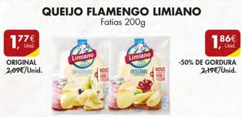 Pingo Doce Queijo Flamengo Limiano -50% de Gordura 200g promoção