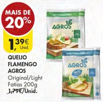 Pingo Doce Queijo Flamengo Agros 200g promoção