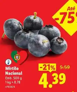 Lidl Mirtilo Nacional promoção