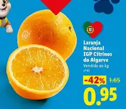 Lidl Laranja Nacional - IGP Citrinos do Algarve promoção