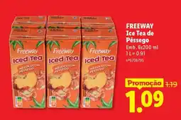 Lidl FREEWAY Ice Tea de Pêssego promoção