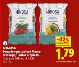 Lidl MIMOSA promoção
