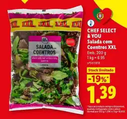 Lidl CHEF SELECT & YOU Salada com Coentros XXL promoção